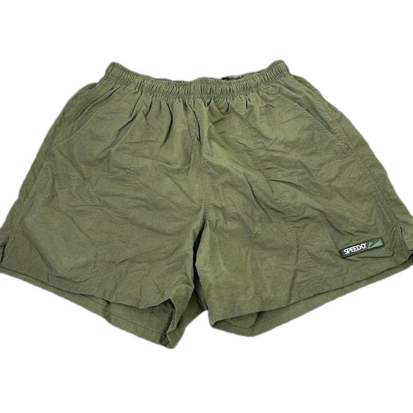 SPEEDO Men's green swim shorts /trunks - Picture 1 of 10